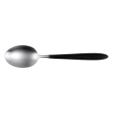 Dessert spoon - GAYA Exeter handle grey-black all satin