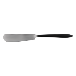 Butter knife - GAYA Exeter handle grey-black all satin